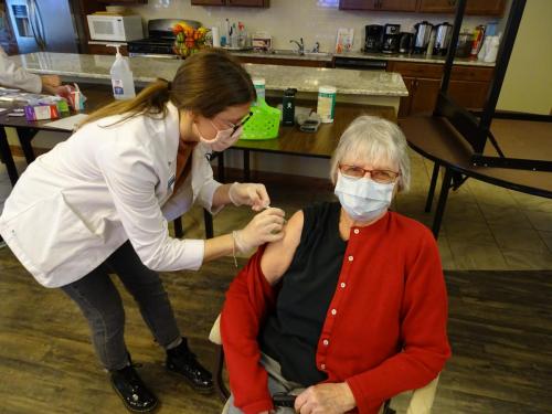 Covid vaccination shots 